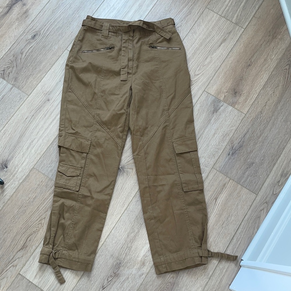 Spiegel Together tan tie waist cargo pants 🪴